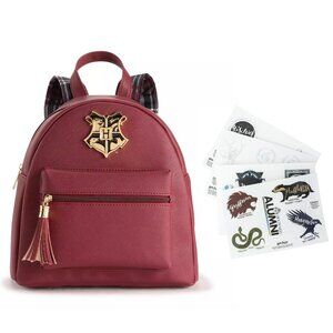Harry Potter Hogwarts Mini Backpack with Gadget Sticker Pack - Wizarding World